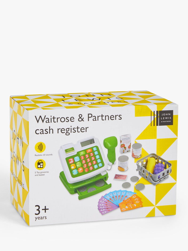 John Lewis cash register role-play toy - British product
