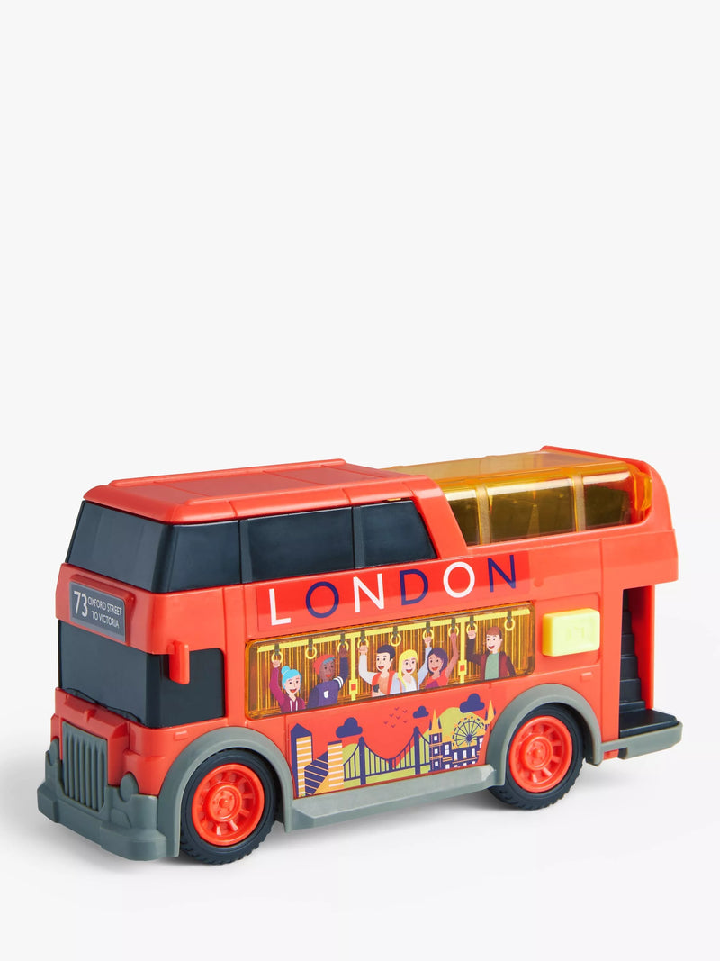 John Lewis small London bus toy, imported from the UK