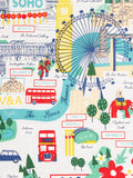 Ulster Weavers London Map tea towel 70x50cm, UK version