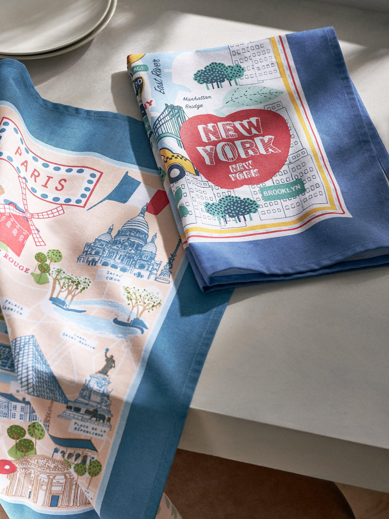 Ulster Weavers Paris Map Tea Towel 70x50cm, imported from the UK
