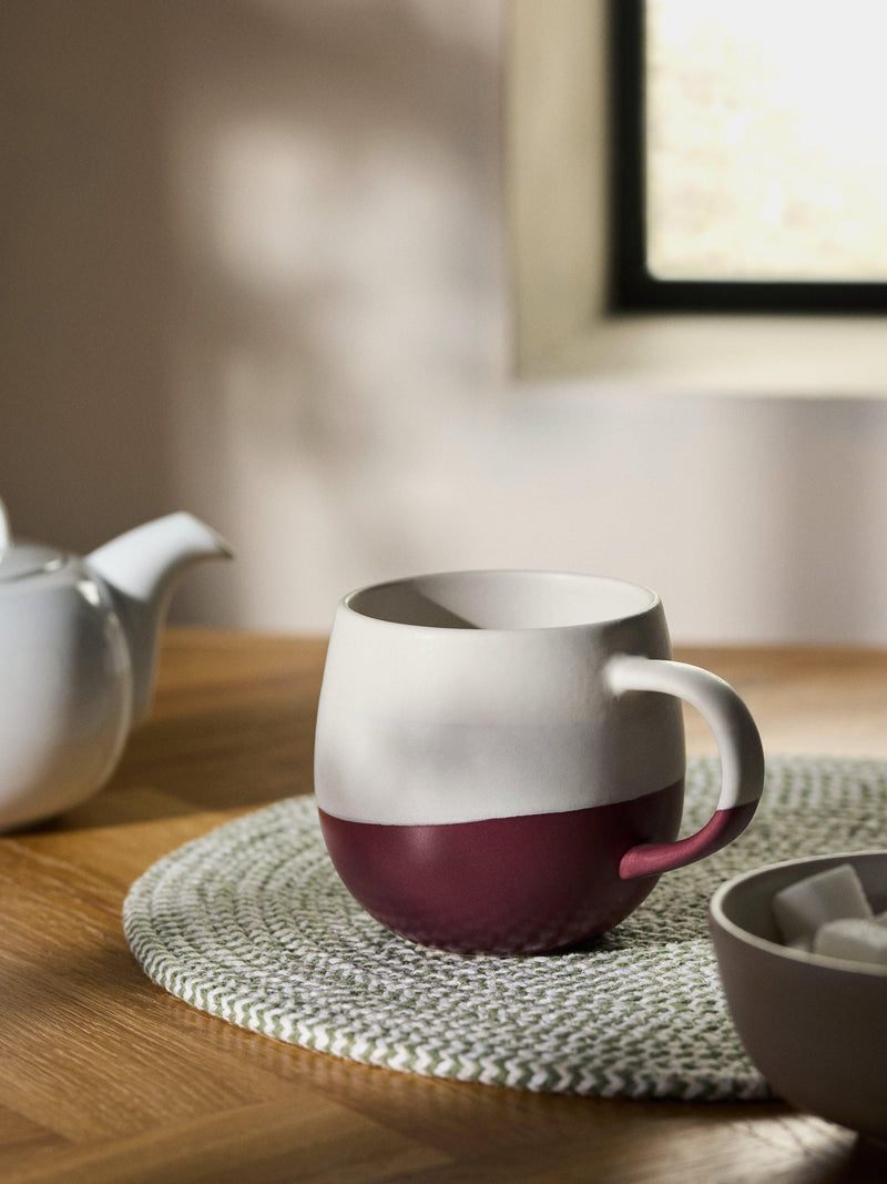 John Lewis Dipped Glaze Stoneware Mug 400ml, UK version