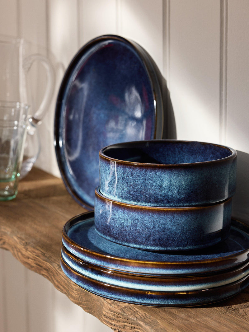John Lewis Romy stoneware dinnerware set 12 piece, imported from the UK