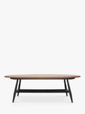 ercol Bellingdon oval coffee table ash black, imported from the UK