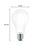 Philips 4W LED bulb E27 cool white frosted (British brand)