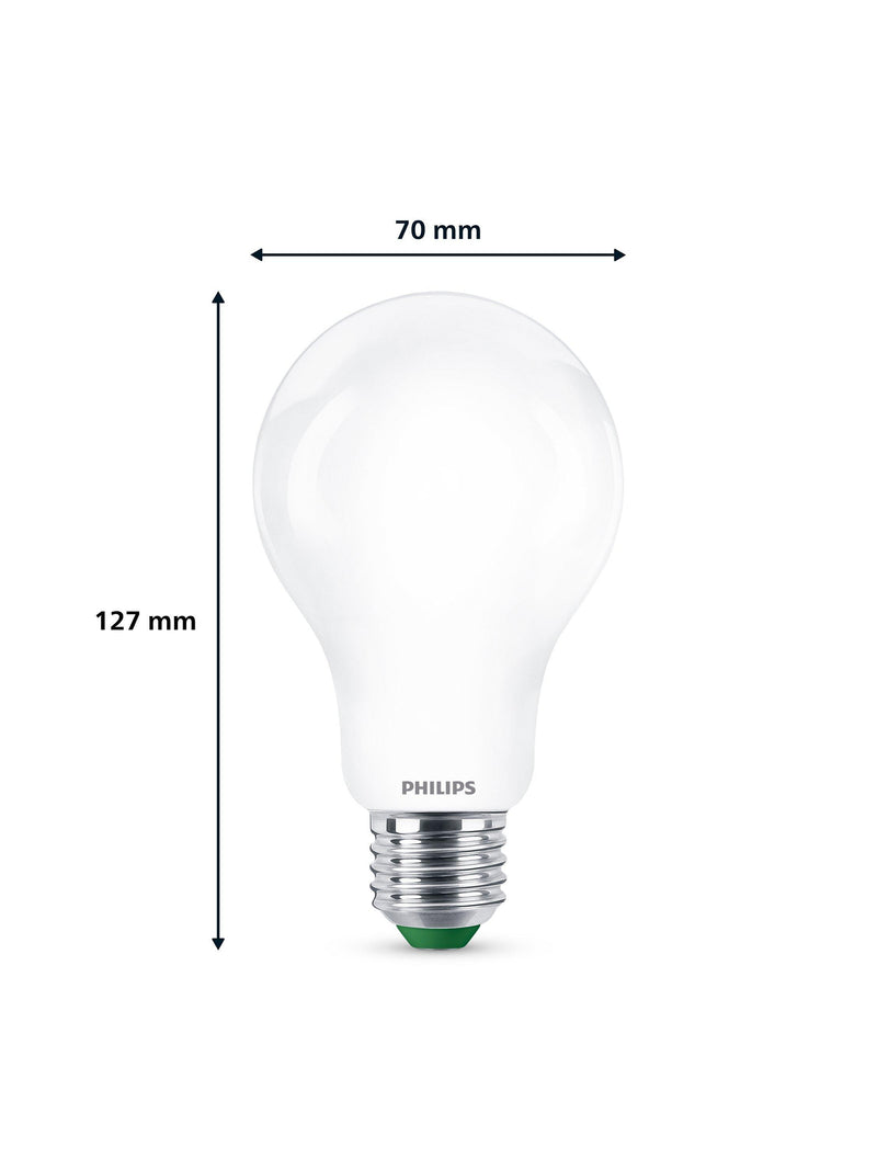 Philips LED bulb 7.3W E27 cool white frosted (British brand)