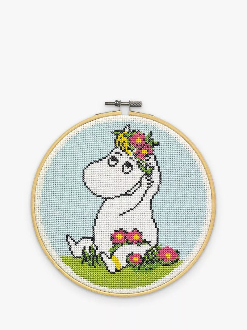 The Crafty Kit Company Snorkmaiden cross stitch hoop kit 18cm - British product