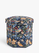 John Lewis John Lewis William Morris Strawberry Thief Print Victorian Sewing Box, Blue- Buy online at McGrocer