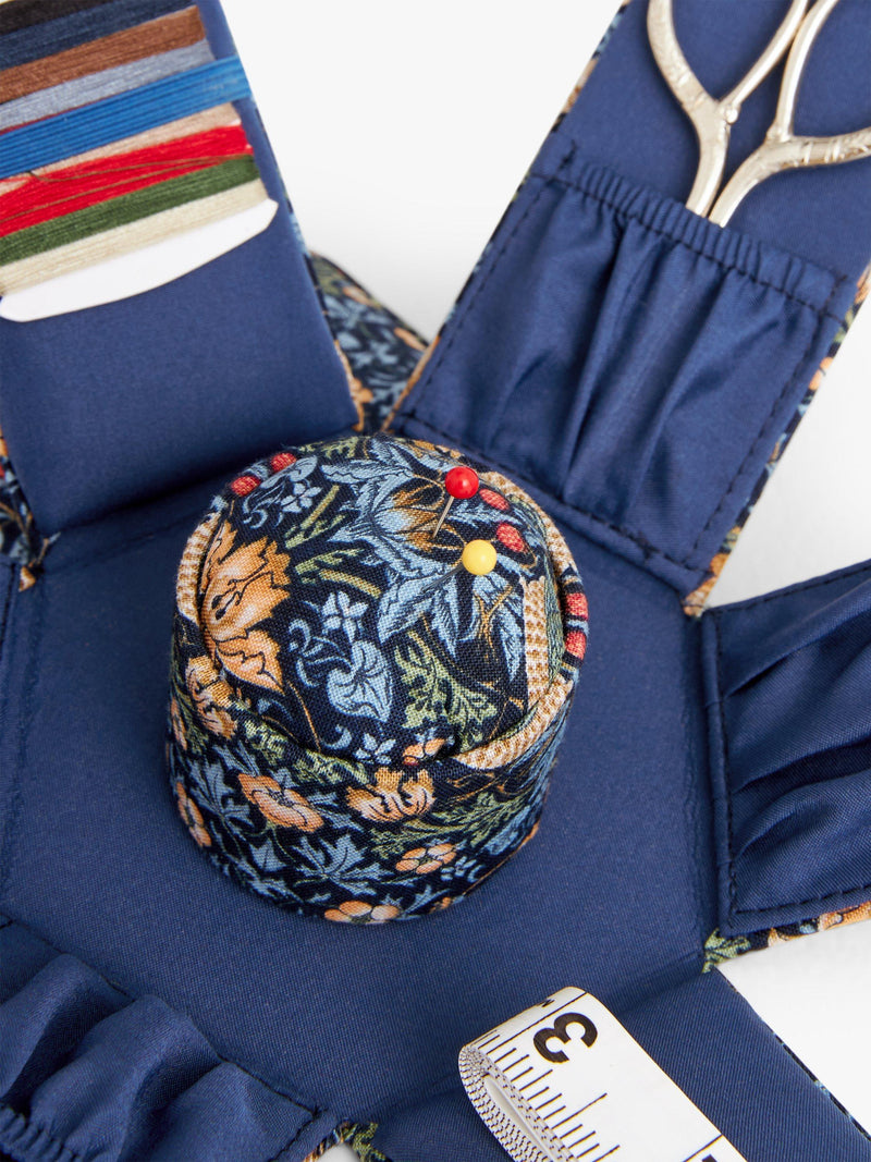 John Lewis William Morris Strawberry Thief sewing box (British brand)