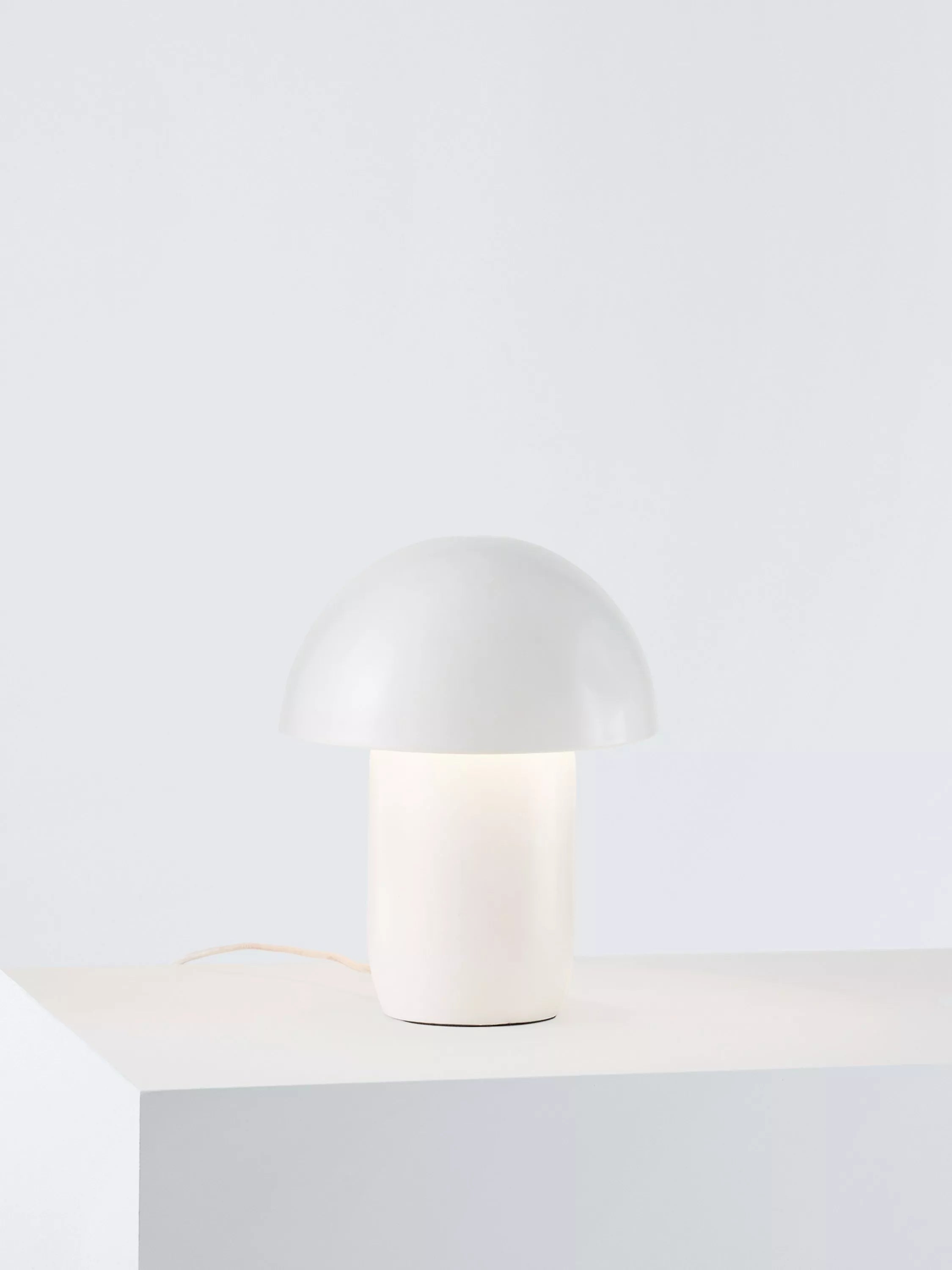 John Lewis Mushroom Rechargeable Dimmable Table Lamp - McGrocer