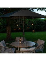 John Lewis NOMA Lantern Parasol Outdoor Festoon Light, Warm White- Buy online at McGrocer