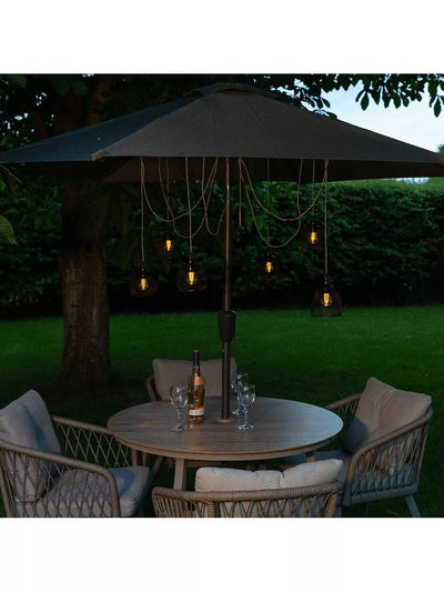 John Lewis NOMA Lantern Parasol Outdoor Festoon Light, Warm White- Buy online at McGrocer