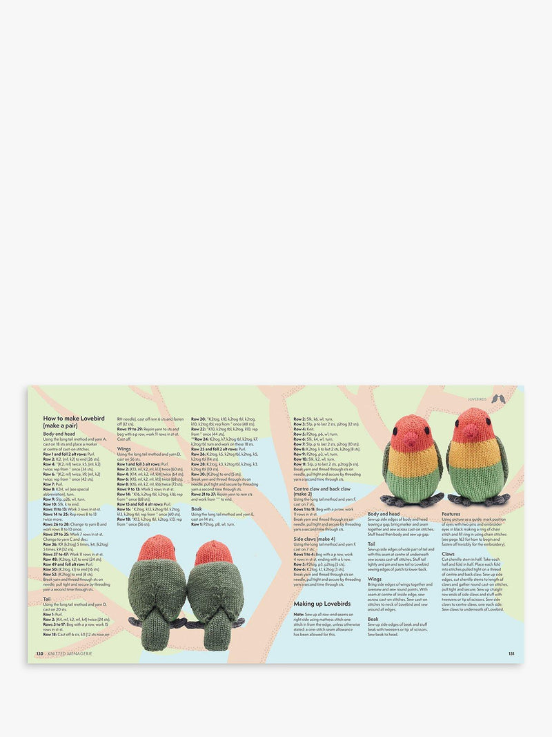 GMC Knitted Menagerie animal knitting pattern book, UK version