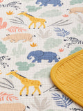 John Lewis safari print muslin blanket 120 x 120cm, UK version