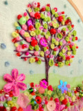 Rowandean Summer Apple Tree embroidery kit 20cm - British product