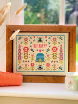 John Lewis Historical Sampler Company Bee Happy Cross Stitch Kit- Buy online at McGrocer