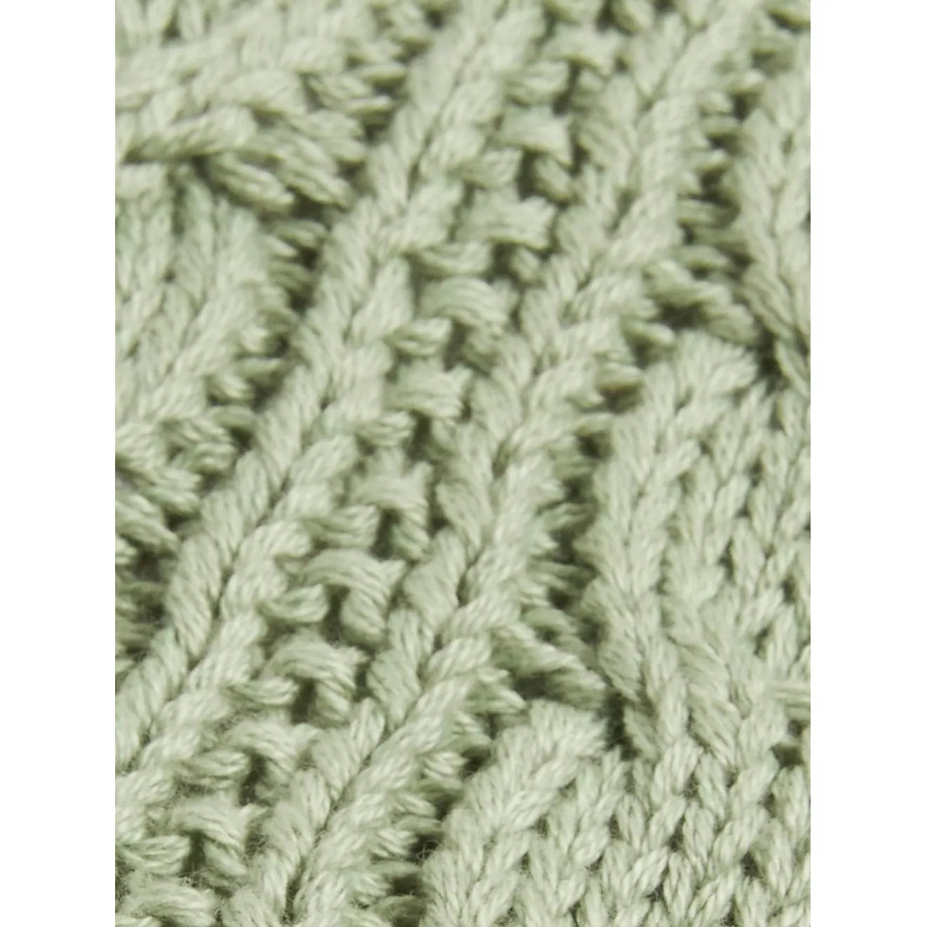 John Lewis Cable Knit Sherpa Fleece Baby Blanket - McGrocer