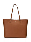 Ralph Lauren Karly crosshatch leather large tote bag - British product