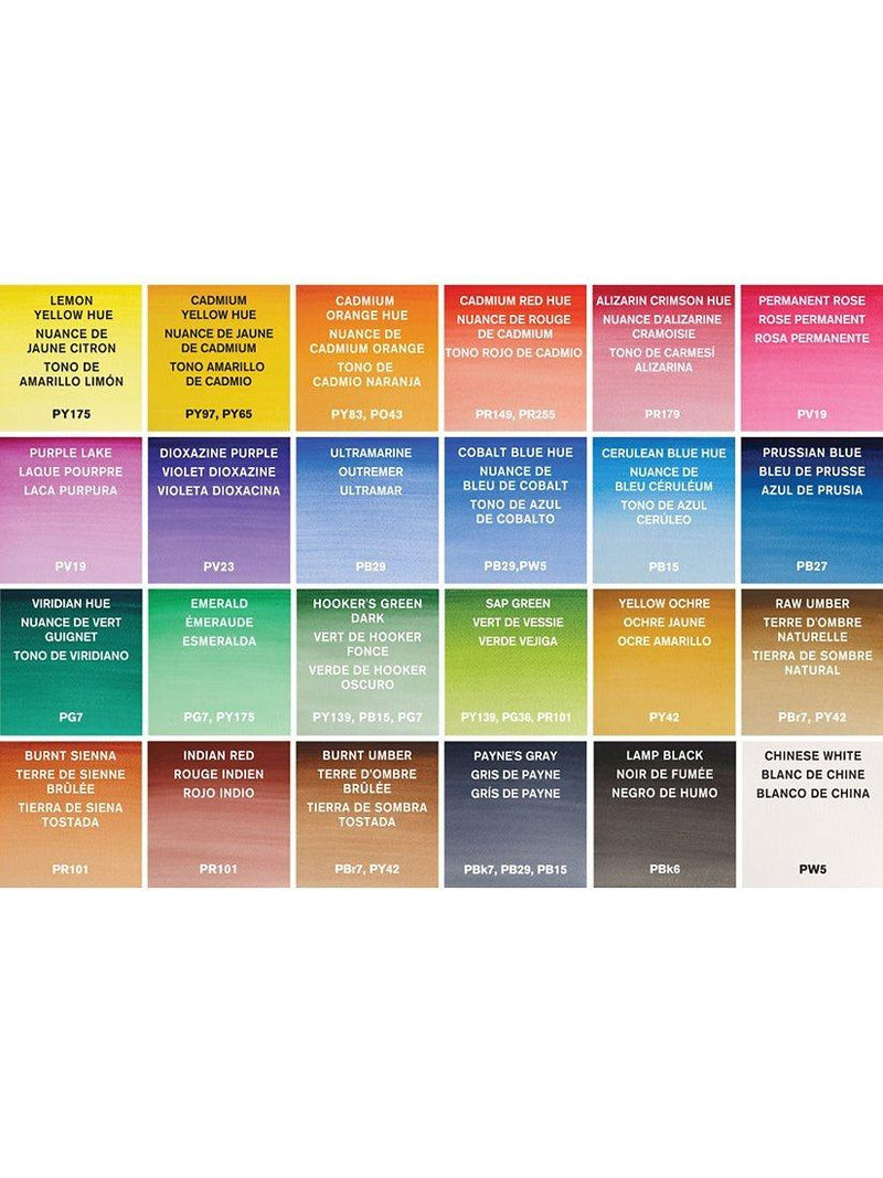 Winsor & Newton Cotman watercolour paints set of 24 half pans, UK version