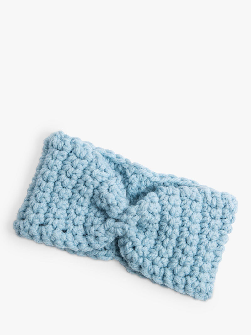 Wool Couture headband crochet kit for beginners (British brand)