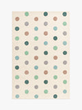 John Lewis polka dot wool rug multi 180x120cm, UK version