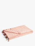 John Lewis kids' tassel pure cotton quilted throw, UK version
