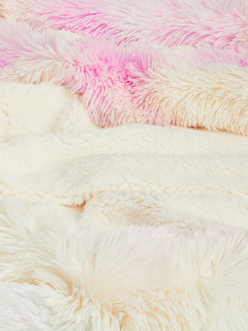 John Lewis kids' ombre faux fur throw, UK version
