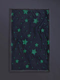John Lewis kids' glow-in-the-dark star print sherpa fleece blanket, UK version