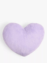 John Lewis John Lewis Kids' Faux Fur Heart Cushion- Buy online at McGrocer