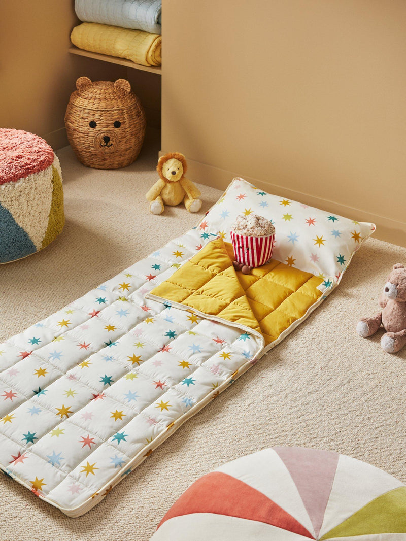 John Lewis star print pure cotton sleepover bag (British brand)