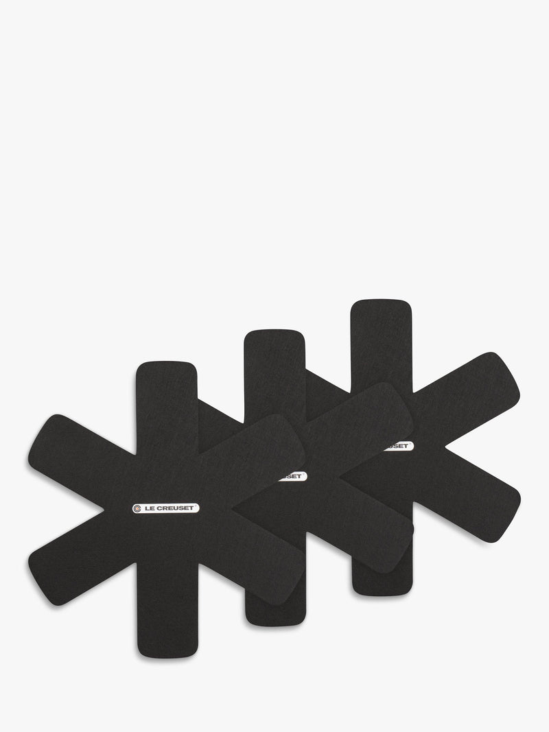 Le Creuset thick felt pan protectors pack of 3, UK version