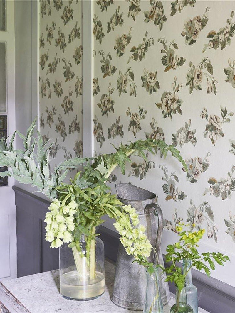English Heritage Craven Street flower wallpaper 10m x 52cm, UK version
