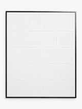 John Lewis John Lewis Multi-aperture Aluminium Photo Frame, 20 Photos, 4 x 4 inch (10x10cm), Black- Buy online at McGrocer