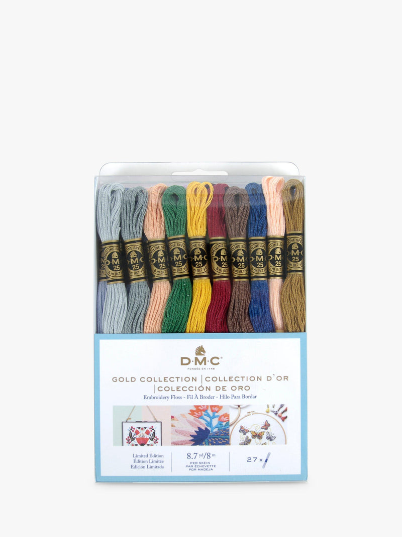 DMC Gold Collection embroidery thread 27 colours - British product