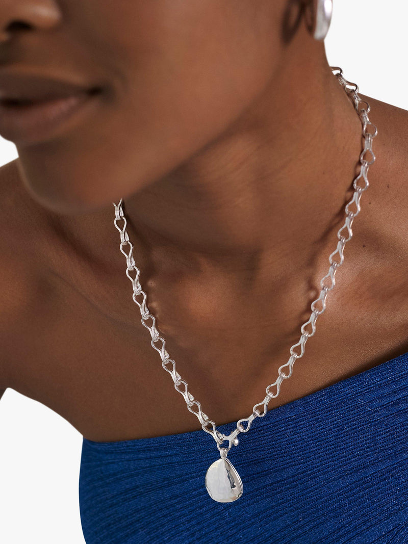 Monica Vinader Deia Pebble Locket Charm - British product