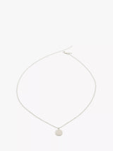 John Lewis Monica Vinader MV Siren Petal Chain Necklace, Silver- Buy online at McGrocer
