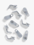 John Lewis glider hooks for mediumweight tracks, pack of 10, UK version