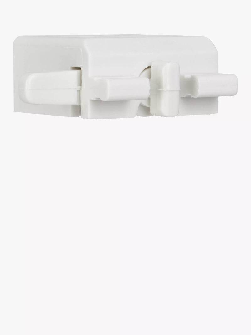 John Lewis heavyweight wall bracket pack of 4 aluminium plastic - British product