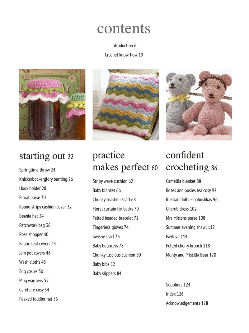 GMC crochet book for beginners with 35 patterns, UK version