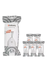 John Lewis Brabantia PerfectFit Bin Liners Size H 50-60L 120 Bags- Buy online at McGrocer