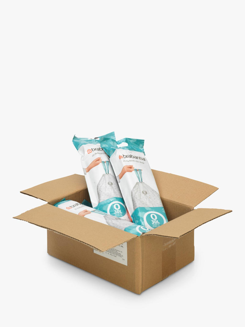Brabantia PerfectFit bin liners 30L, imported from the UK