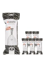 John Lewis Brabantia PerfectFit Bin Liners Size M 60L 120 Bags- Buy online at McGrocer