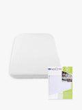 Chicco terry cloth mattress cover white, imported from the UK
