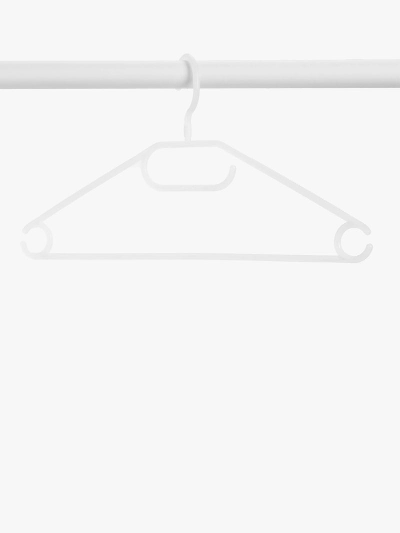 John Lewis white plastic swivel hangers set of 6, UK version