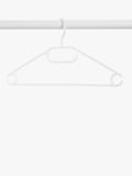 John Lewis white plastic swivel hangers set of 6, UK version