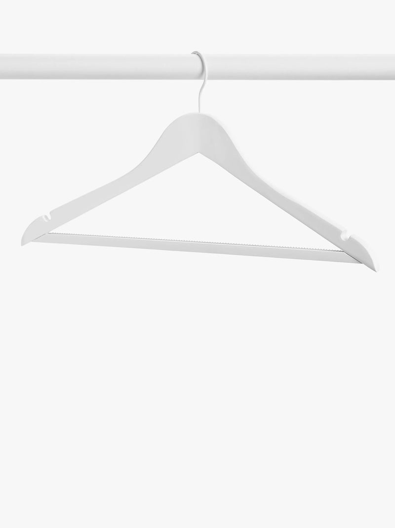 John Lewis white hangers pack of 6 (British brand)