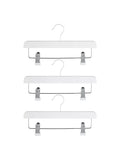 John Lewis clip hangers pack of 3 FSC beech white, imported from the UK