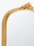 John Lewis vintage ornate gold overmantel mirror 85x115cm (British brand)