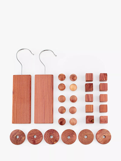 John Lewis John Lewis Cedar Wood Storage Accessories 28 Piece- Buy online at McGrocer