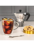 Bialetti double-walled coffee glasses set of 2 350ml - British product