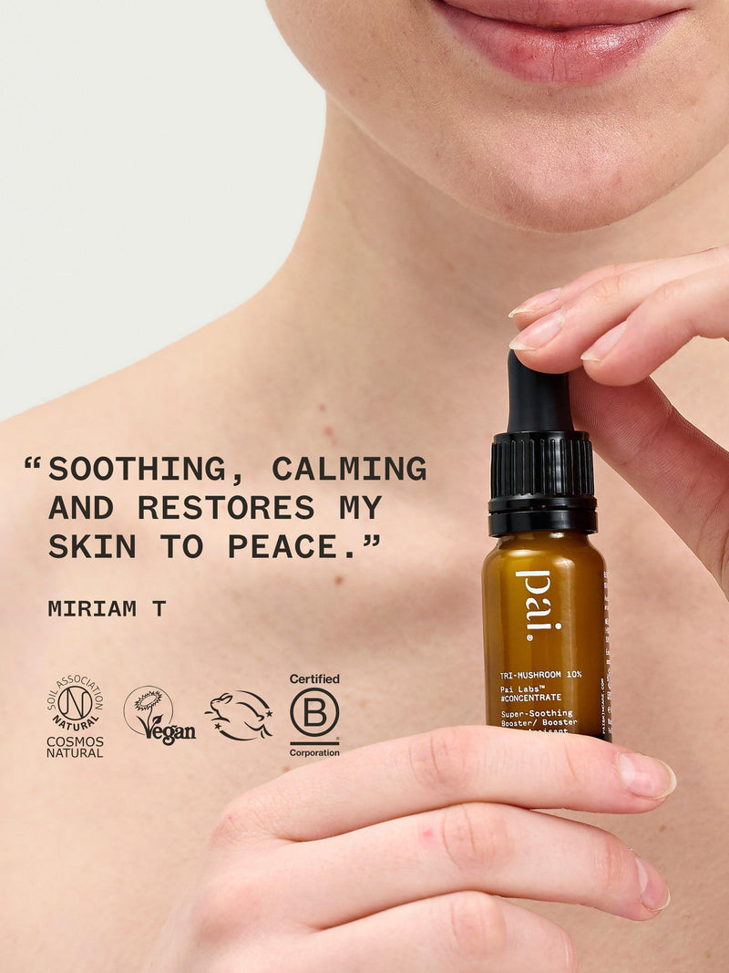 Pai Tri-Mushroom 10% Super-Soothing Booster 10ml, imported from the UK